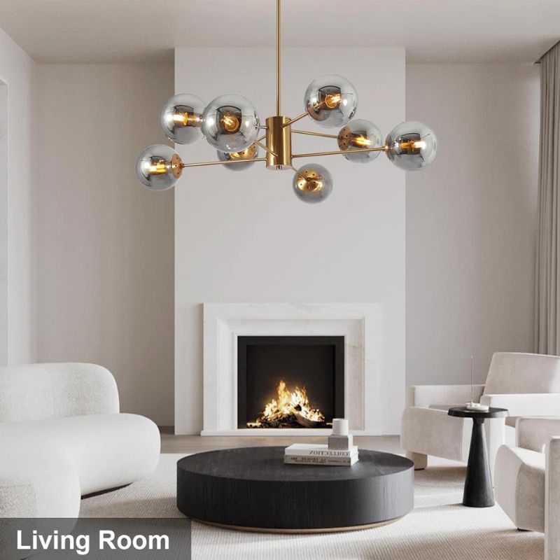 Bubble Glass Chandelier LZ-CH 211-8GD - Image 3