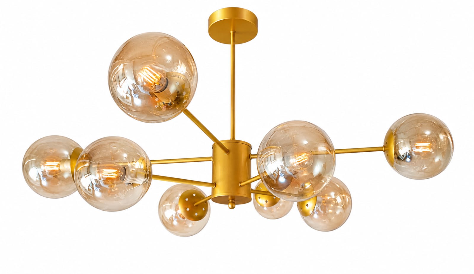 Bubble Glass Chandelier LZ-CH 211-8GD